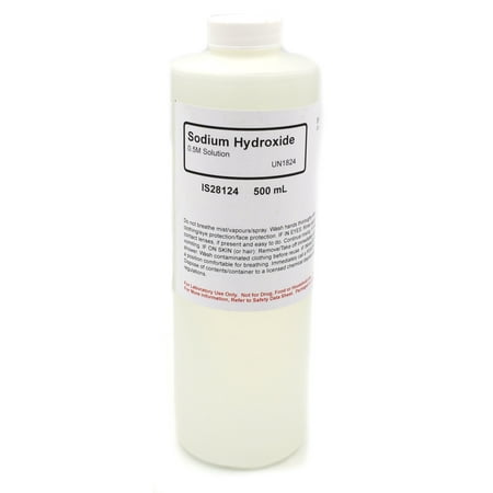 Sodium Hydroxide Solution, 0.5M, 500mL - The Curated Chemical Collection
