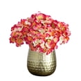 thumbnail image 2 of Nearly Natural Hydrangea Artificial Floral Arrangement with Metal Vase - 11" - Pink, 2 of 5