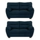 thumbnail image 1 of Sala 2-2 TRINITY Monza 2 Piezas (Love Seat, Love Seat) Azul Oscuro Para Sala, 1 of 8