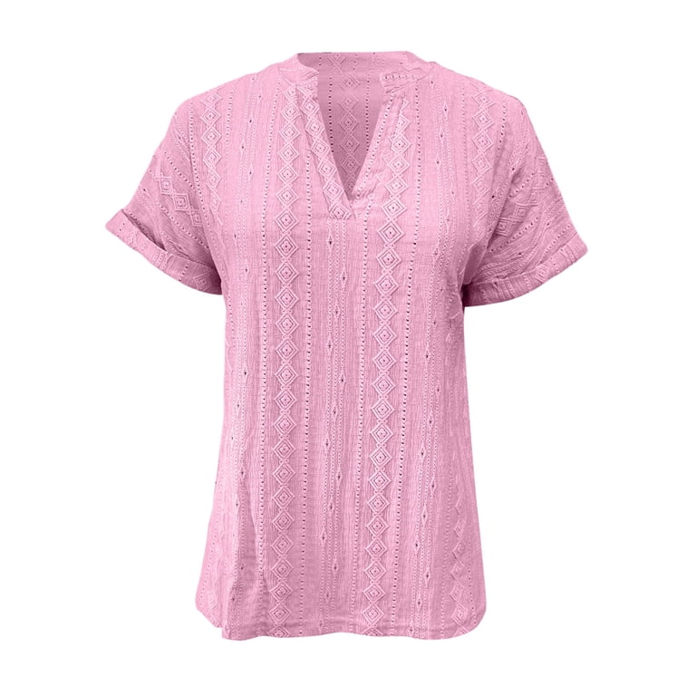 female dress tops Women's Summer Dressy Casual Notch V Neck Ruffle Short Sleeve Flowy Shirts Cute Blouses Tops Fashion Tee Shirt : Clothing, Shoes & Jewelry Large US= 12 UK= 16 EU= 42 Bust= 110cm/43.31 Sleeve= 62.4cm/24.57 Front Length= 66cm/25.98 Back Length= 62cm/24.41 Search 3/4 Length Sleeve Womens Tops