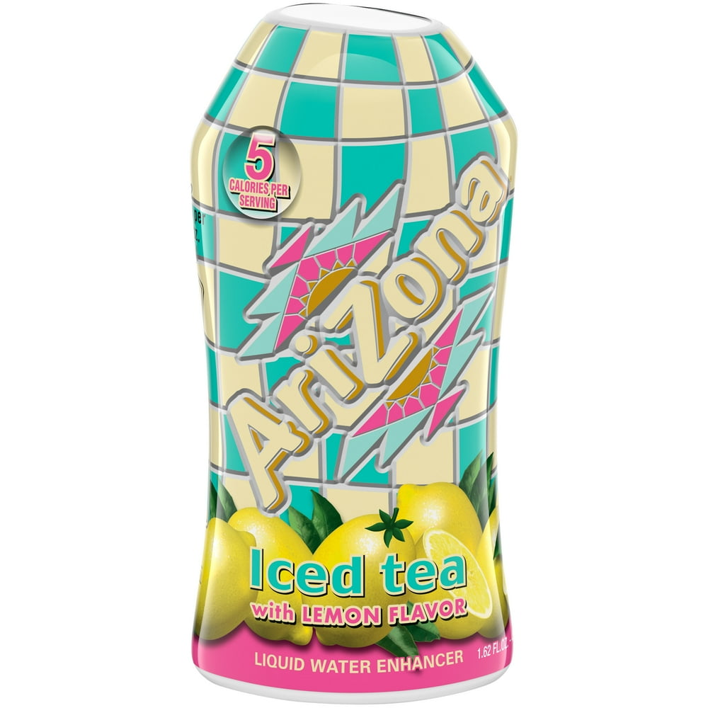 AriZona Iced Tea with Lemon Flavor Naturally Flavored Liquid Water