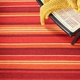 thumbnail image 6 of SAFAVIEH Striped Kilim Colbert Striped Area Rug, Red, 6' x 9', 6 of 8