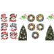 thumbnail image 1 of 6 Uds Acrílico Forma Especial Invierno Muñeco Nieve 5D DIY Diamante Arte, 1 of 5
