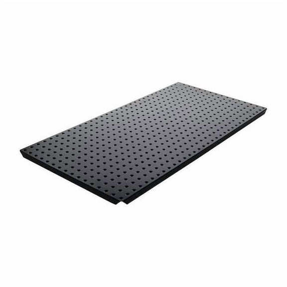 Alligatorboard Pegboard, 16in.Hx32in.W, Metal, Black, PK2 ALGBRD16X32BLK