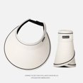 thumbnail image 1 of Sombrero de protección solar superior vacío de ala grande de verano para mujer, sombrero de protección solar UV, sombrero de protección solar para mostrar la cara, pequeño, 1 of 5