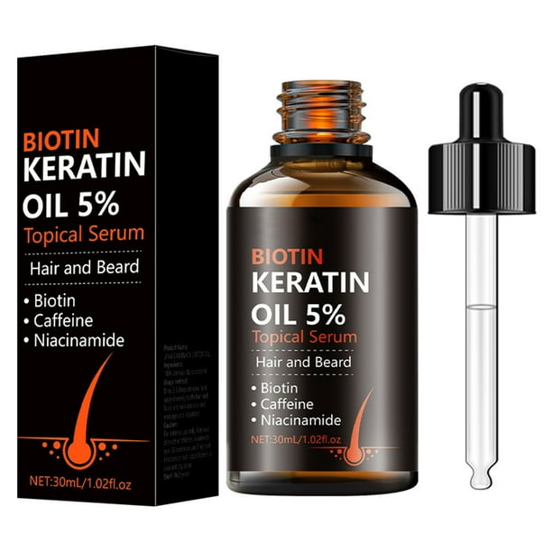 Promotion Aceites esenciales Elementos esenciales para el hogar Cuidado del cabello con queratina,aceite esencial,previene la sequedad,el frizz,la humedad y es suave,cuidado del ca(Buy 2 Save 10%)