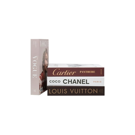 Libros decorativos PROBENEX Fashion 4 piezas Premium Aesthetic