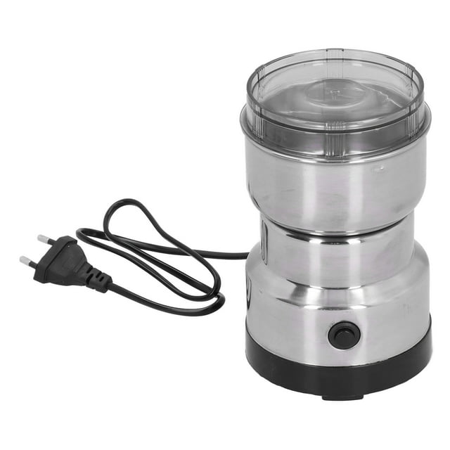 Coffee Grinder, High Efficiency 14500 Rpm Speed Electric Coffee Bean Grinder With Transparent Cover For Home Office For Spices Nuts Peppers
