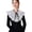 National Style-White, variant on Soft Sequin Shawl Wrap Elegant Shining Cape Evening Wedding Party or Travel for Women Girls