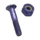 thumbnail image 1 of Yuarrent Tornillo para monopatín, tornillos de montaje de puente Longboard de acero inoxidable, pernos, tuercas, piezas de repuesto para niños y adultos patinar Púrpura Yuarrent OD022035-04, 1 of 6