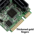 thumbnail image 6 of Tizuqe Expand Storage Mini PCIe To Four SATA3.0 Port Adapter Converter Card for SSDs, 6 of 7