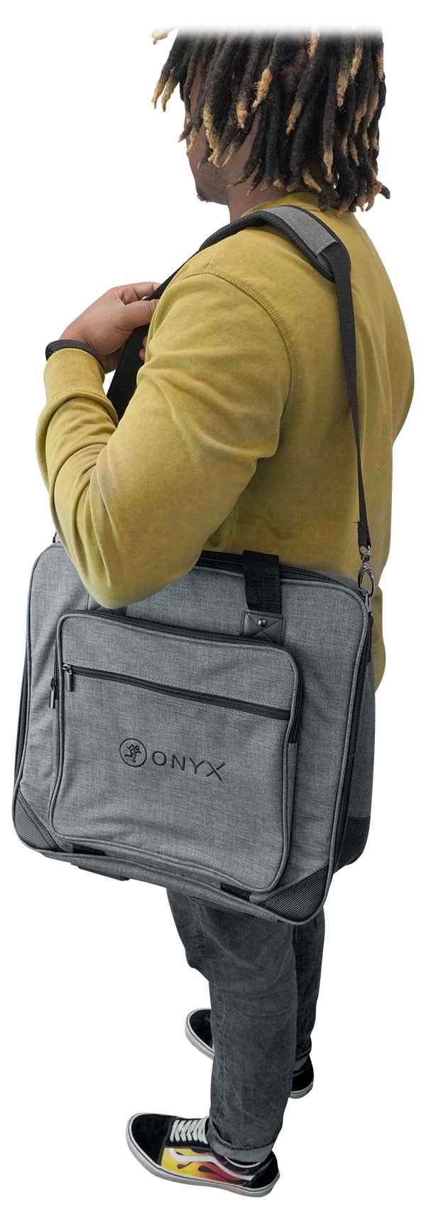 Mackie ONYX12 12-Channel Analog Mixer w/USB/3-Band EQ/Bluetooth+Carry Bag