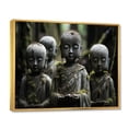 thumbnail image 2 of Designart "Jizos Guardianship Japon wall art II" Japanese Floater Framed Canvas Art Print, 2 of 7