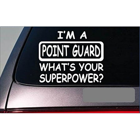 Point Guard Superpower Sticker *G432* 8