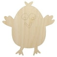 thumbnail image 1 of Wary Chicken Wood Shape Unfinished Piece Cutout Craft DIY Projects - 6.25 Inch Size - 1/4 Inch Thick, 1 of 7
