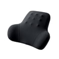 thumbnail image 1 of Almohada de apoyo lumbar Cojín para la parte baja de la espalda Espuma viscoelástica multiusos Transpirable negro, 1 of 9
