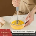 thumbnail image 6 of 316 Stainless Steel Handheld Rotary Egg Beater Non Electric For Semi Automatic, 6 of 9