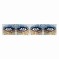 thumbnail image 2 of MKHERT Beautiful Rainbow Eye in Geometric Triangle Abstract Table Runner Home Decor for Home Kitchen Dining Wedding Party 16x72 Inch, 2 of 2