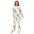 thumbnail image 2 of Matching Pajamas for Couples Cartoon Monkey His and Hers Pajamas Sets Soft Long Sleeve Sleepwea, 2 of 8