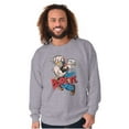 thumbnail image 5 of Popeye the Sailor Retro Cartoon Comic Sweatshirt for Men or Women Brisco Brands S, 5 of 6