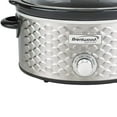 thumbnail image 5 of Brentwood Scallop Pattern 4.5 Quart Slow Cooker in Stainless Steel, 5 of 8