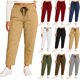 thumbnail image 1 of Pincandy Women's Plus Size Solid Color Fashion Elastic Waist Corduroy Wide Leg Pants with Pockets, Loose Fit, Casual & Daily Wear, 1 of 7