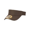 thumbnail image 1 of Solid Adjustable Sports Visor, Brown, 1 of 2