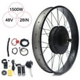 thumbnail image 5 of 26" Rear Hub Motor LCD E-Bike Electric Bicycle Conversion Kit Fat Tire 1500W 48V, 5 of 24