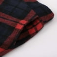 thumbnail image 4 of Womens Plaid Wool Blend Skirts Elastic Waist A-Line Pleated Long Skirts (Red L), 4 of 7