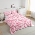 thumbnail image 4 of Manfei Western Cowgirl Cowboy Bedding Comforter Set, Tribal Hippie Bohemian Twin Comforter Sets, Pink Rustic Horse Reversible Bedding Set, Breathable Home Decor, 2 Pieces, 4 of 9