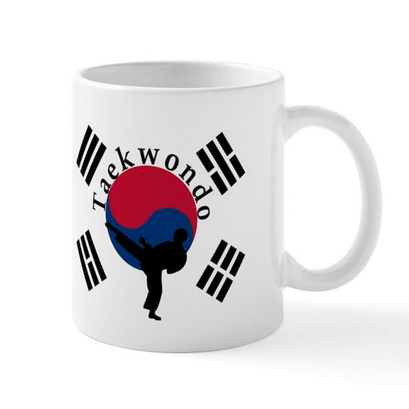 CafePress - Taekwondo Guy - 11 oz Ceramic Mug - Novelty Coffee Tea Cup