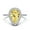 Yellow, variant on 2 Carat Pear Shaped Engagement Ring for Women 14K Gold Plated 925 Sterling Silver Statement Ring Glamorous Cocktail Ring CZ Simulated Diamond Rings