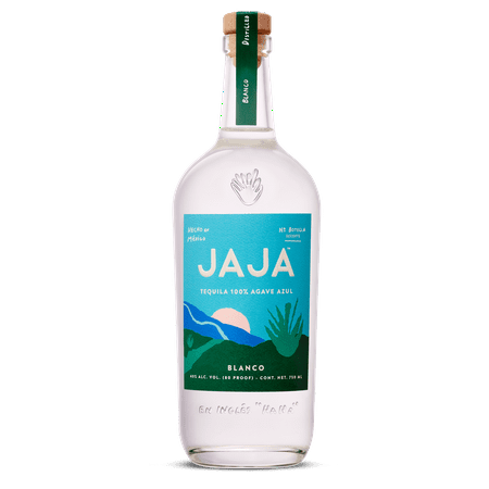 JAJA Tequila Blanco, 40% ABV, 80 Proof, 1 Count, 750 ml Glass Bottle