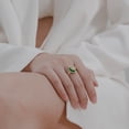 thumbnail image 2 of Anillo Apertura Diamantes ENTASSER Oro 14 Quilates Retro Acero Titanio, 2 of 6