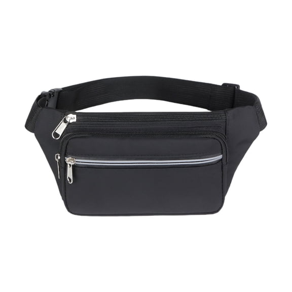 Dpityserensio Large Capacity Hip Bag Crossbody Waist Pack with Adjustable Strap for Outdoor Sports Travel Hiking Biking, Casual Sling Pack for Men Women