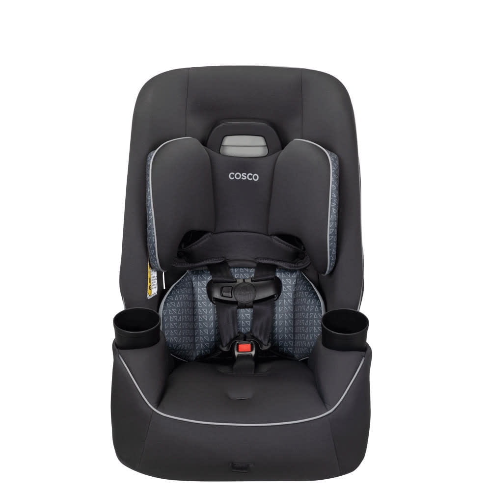 Cosco Kids Easy Elite Slim All-in-One Convertible Car Seat, Grey Glyphs