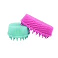 thumbnail image 5 of 2Pack Silicone Body Scrubber and Hair Shampoo Brush, 2 in 1 Bath and Shampoo Brush, Scalp Back Massager,Exfoliating Silicone Loofah Shower Kit for Wet and Dry Use (Pink and Blue), 5 of 5