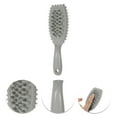 thumbnail image 3 of Cepillo de champú para cabello de borde ondulado Unique Bargains 1 Pc para masaje en la cabeza 8.86"x2.83"x1.3" Gris, 3 of 6
