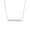 Metallic Silver, variant on Oryssa 14K Gold Lab Grown Diamond Necklace - 0.5 Ct