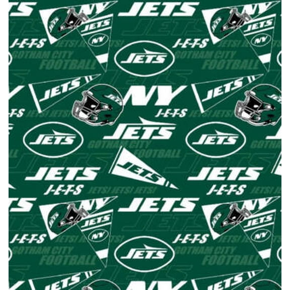 Jets Retro 45" Wide Cotton Fabric (1 yard)