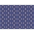 thumbnail image 1 of Ahgly Company Indoor Rectangle Patterned Crocus Purple Area Rugs, 4' x 6', 1 of 6
