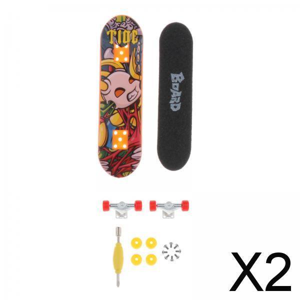 Conjunto de Skateboard para Dedos CUTICAT con Diseño Innovador y Accesorios Exclusivos 2 piezas
