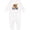 AA-White, variant on My Grammy Loves Me Bear Grandchild Baby Romper Coveralls