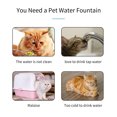 thumbnail image 3 of AGUA WF040 FUENTE DE AGUA DE GATO CON INDUCCIÓN INTELIGENTE 2L/67 OZ SEMI INOXIDABLE FUNTA INOXIDABLE INOXIDA, 3 of 7