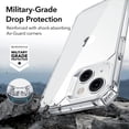 thumbnail image 3 of Funda de teléfono ESR Air Armor para iPhone 14/iPhone 13, transparente, 3 of 7