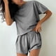 thumbnail image 4 of Pijamas con estampado navideño de otoño e invierno para hombre y mujer, 4 of 5