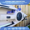 thumbnail image 4 of DocksLocks 10ft Weatherproof Coiled Cable Combination Lock for Bikes, Kayaks, Paddleboards, Marine Grade Steel, Anti-Theft Vinyl Coated Cable 1.35 lbs, 4 of 12