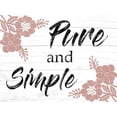 thumbnail image 2 of Prime, Marcus 32x25 White Modern Wood Framed Museum Art Print Titled - Pure And Simple, 2 of 4