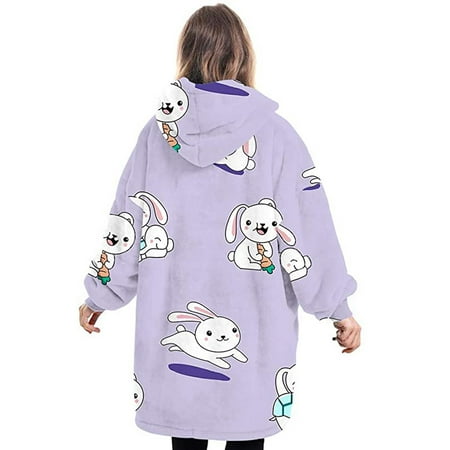 

LEVEFORD Family Matching Oversized Blanket Hoodie Sweatshirt Cozy Pullover