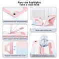 thumbnail image 3 of for iPad 12th/11th/10th Generation 2025/2024/2022 Case, Multi-Angle Fold Magnetic Stand, Detachable Cover with Sleep Wake, Pink and Blue, 3 of 7